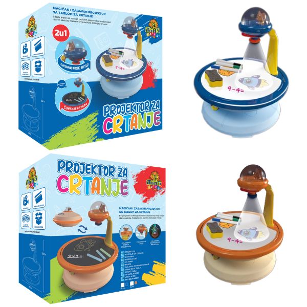 PROJEKTOR ZA CRTANJE PLAVI/NARANDŽASTI 70668 MIL